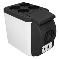 Réfrigérateur Portable 12V pour voiture, 37W, 6l, boîte à médicaments Portable à faible bruit, cosmétique, réfrigérateur Portable pour aliments 6