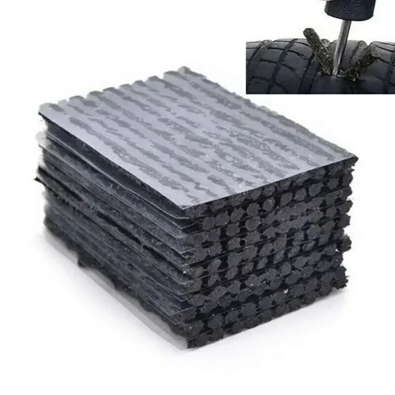 Tire Repair Kit Tire Repair Tools Kit Car Motorcycle Bike Tyre Puncture Repairing Tool Tubeless Tires Repair Rubber Strips Plug Tools