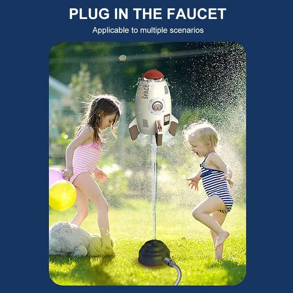 Deluxe Rocket Water Sprinkler Toy