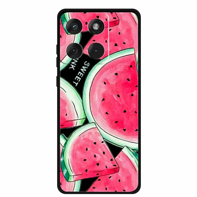 Cartoon Lovely Cat Black Silicone Soft TPU Phone Case