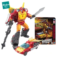 

Hasbro Transformers Commander Rodimus Prime with Trailer Action Figure War for Cybertron Kingdom 7.5-inch Kids Toy for Boys Gift