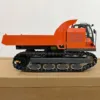 JZM 1/12 RC Hydraulic Tracked Truck RTR EG110R Radio Control Dumper Car Model Painted  Assembled Light System Toy TH22767 3