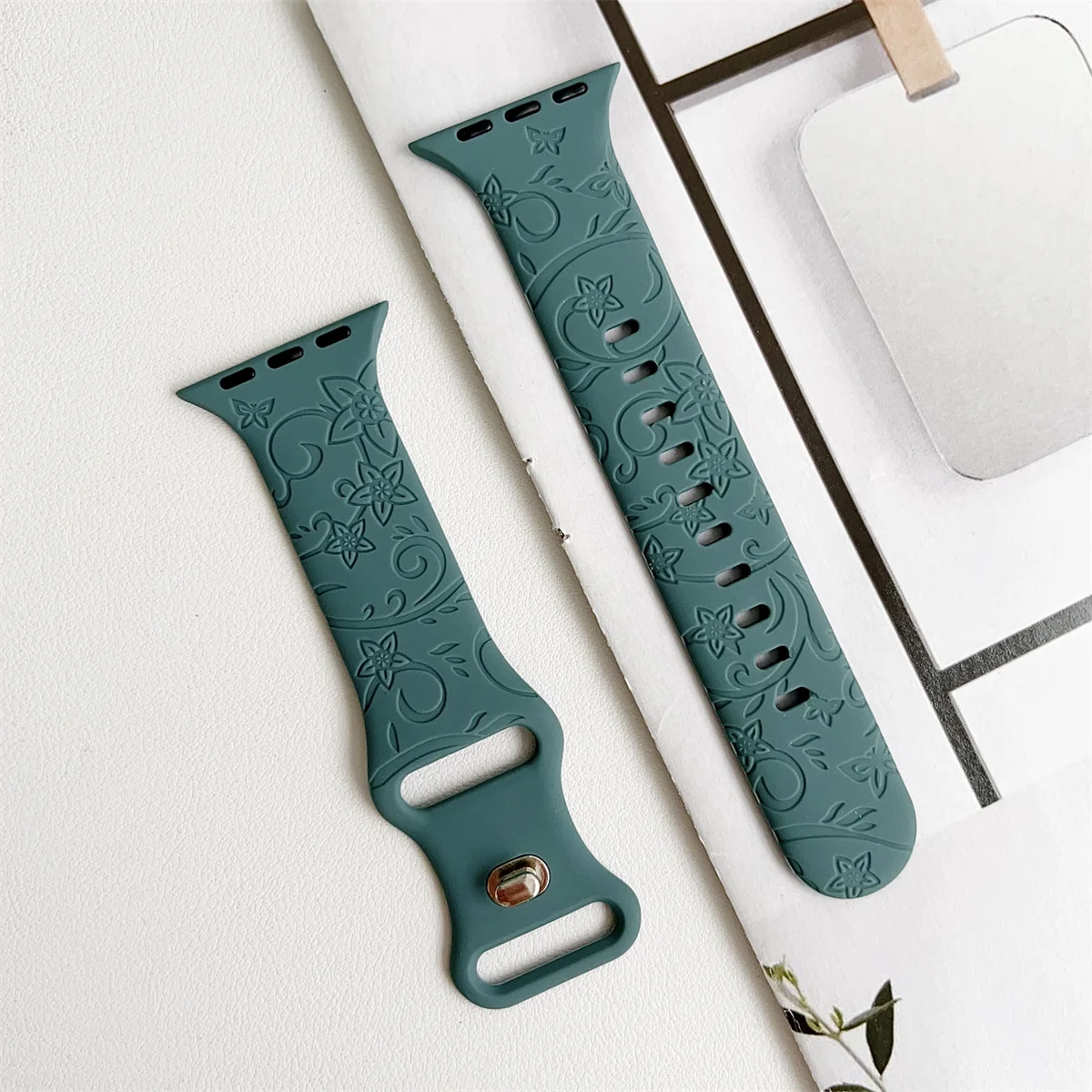 Watch Band For iWatch 42/44/45/49mm 38/40/41mm Silicone Fashion Watch Strap for Watch Series Ultra2 Se 9/8/7/6/5/4/3/2/1_voghion.com