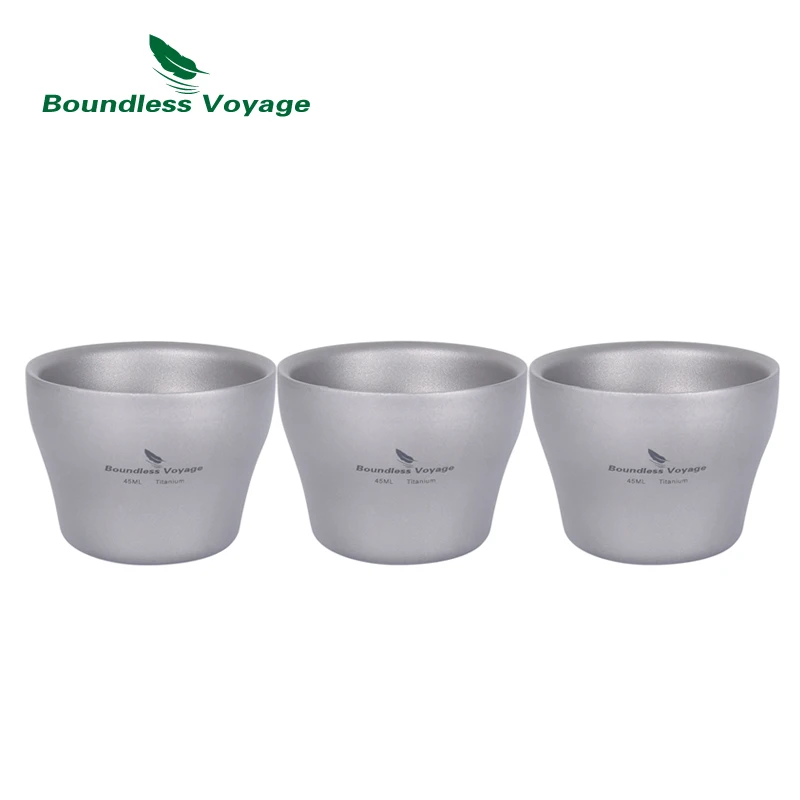 Boundless Voyage Titanium Tea Set Double-Walled Tea Maker Lightweight Teapot