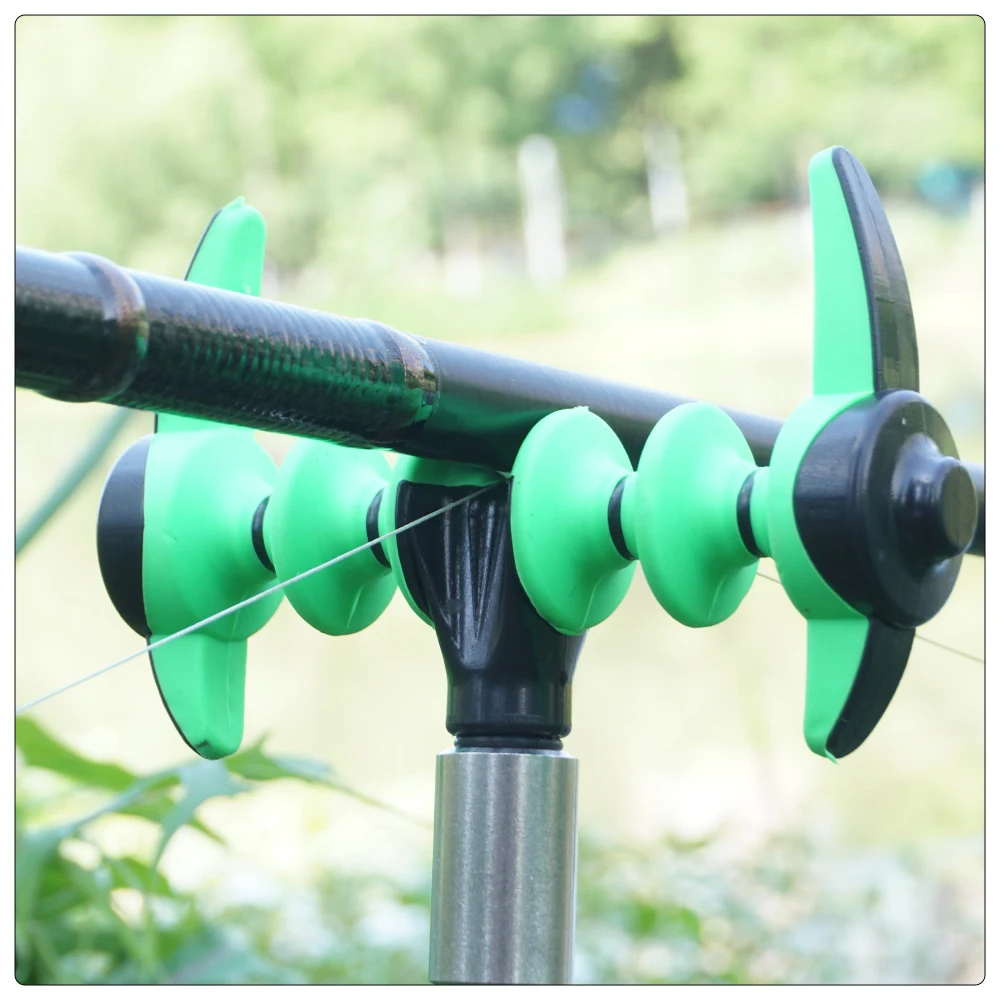 Hirisi 5-Loch Karpfen Angelrute Rest Kopf Butt Rod Halter Angeln Greifer für Angeln Buzz Bar Angeln Zubehör AC206 – Detail 2