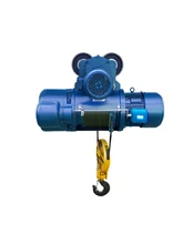  Electric hoist Portable electric hand winch traction block electric steel wire rope lifting hoist towing rope 