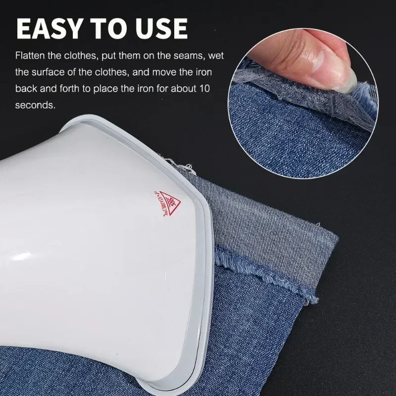 Self adhesive tape Self adhesive fabric tape Clothing auxiliary fabric 60/120M Double Sided Adhesive Non-woven Fabric Pants Hem Tapes Edge Short Paste Tape DIY Tools Jean Clothes Shorten Size Sewing