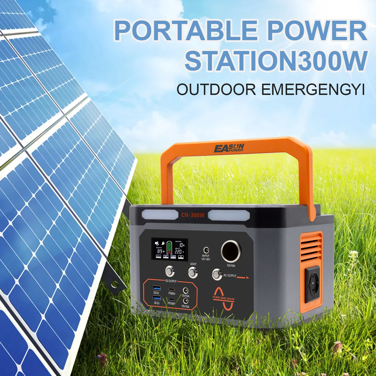 500w/3000w/6000w Mini Solar Plant Portable Power Station 110v/220v Battery  For Homes - Solar Generator - AliExpress