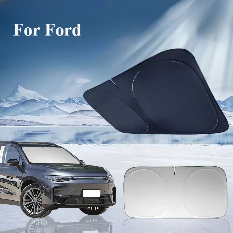 Car Windshield Sunshades Cover For Ford Focus 3 4 ST Fiesta Fusion Kuga Ecosport Mondeo MK3 MK4 Car Front Window Sun Shade