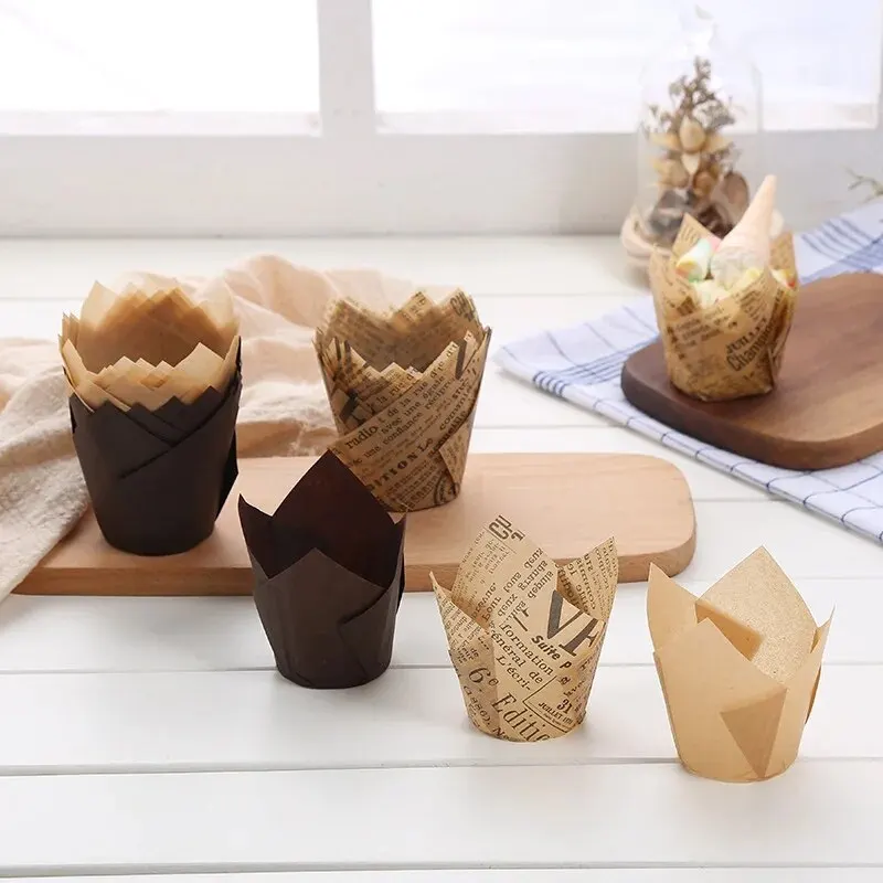 Tulip Cake Paper Cup Baking Disposable