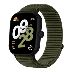 Breathable Nylon Braided Loop Sports Bracelet Band - Redmi Watch 6 (Army green)