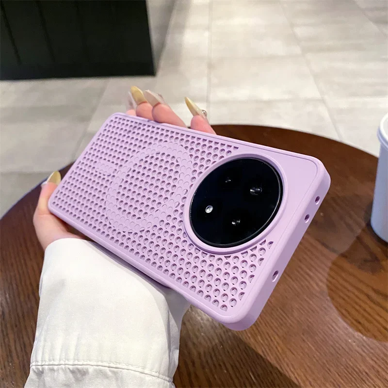 Magnetic Matte Shockproof Case with Heat Dissipation and Soft Bumper Design