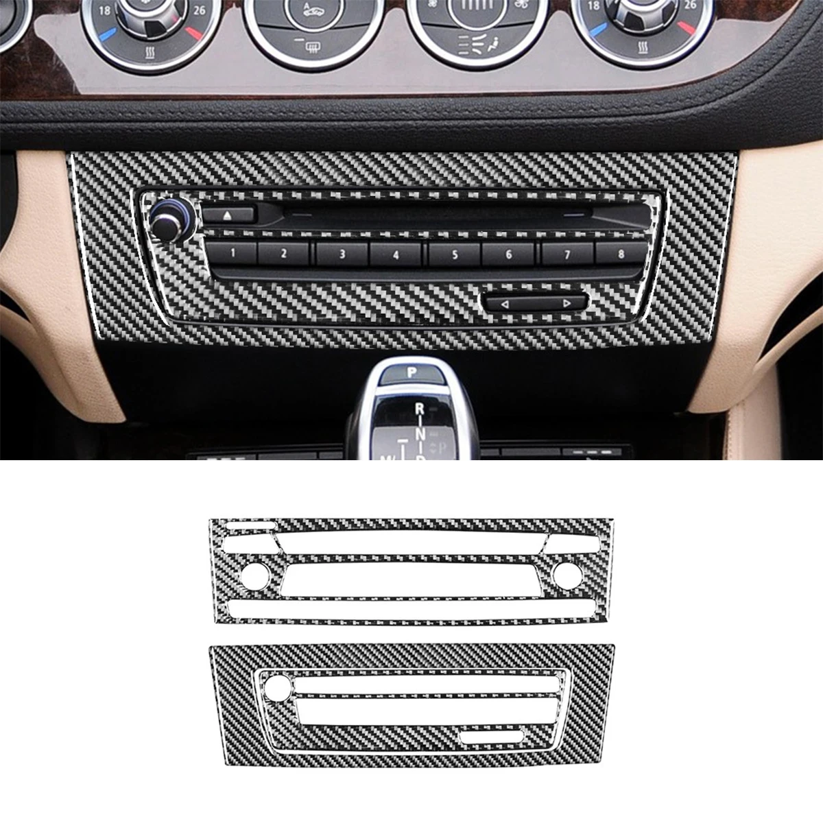 

Детали для модификации салона для Bmw 2009-2017 Z4 E89, центральное управление из углеродного волокна, декоративная панель Cd, Аксессуары для автомобилей, инструменты