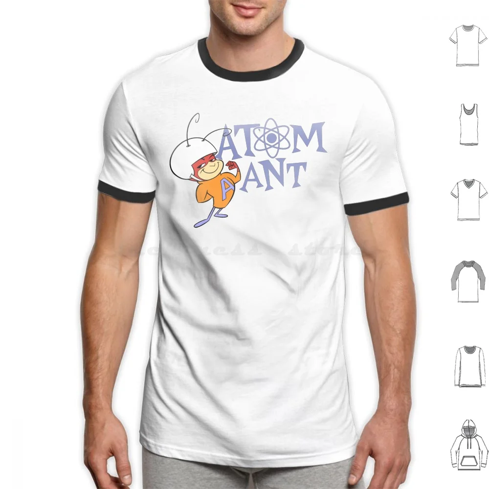 Atom Ant Classic Pose T Shirt Cotone Uomo Donna Stampa Fai Da Te Atom Ant Atom Ant Cartoon Super Hero Vintage Retro Comics Cartoons