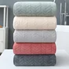 Thickened Coral velvet bath towel increases water absorption adult bath towel solid colordark grey soft affinity face towel 4