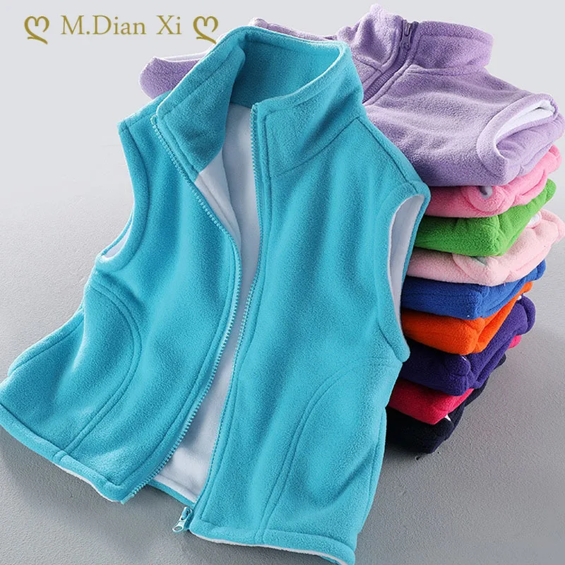 Children's Sleeveless Jacket Sleeveless Baby Fleece Vest Outerwear