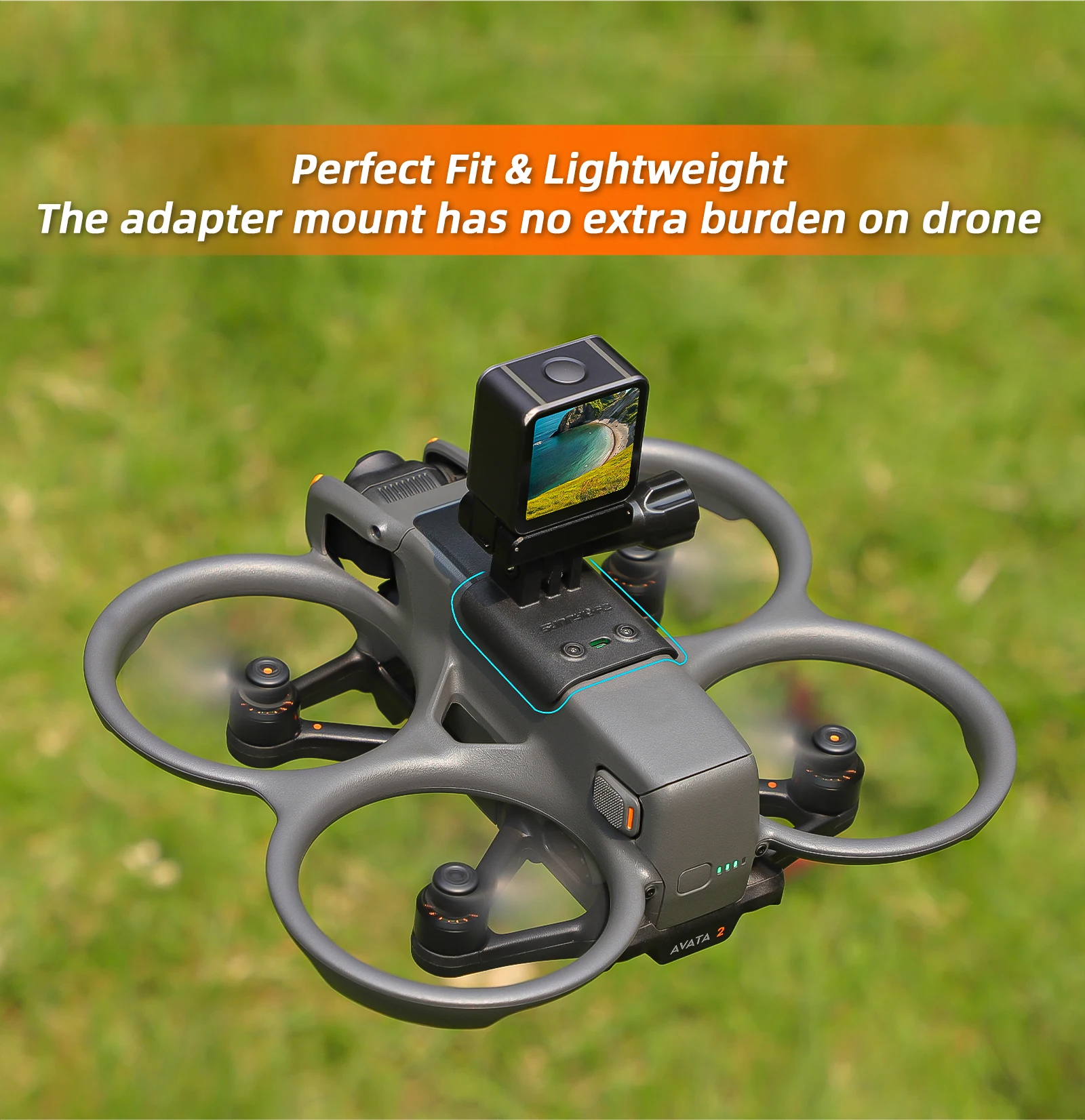 Description Picture 6 of itemExtension Bracket For GoPro 11/12 Insta360 X3/ X4 Action Camera Mount Fixing Adapter Holder For DJI Avata 2 Drone Accessories