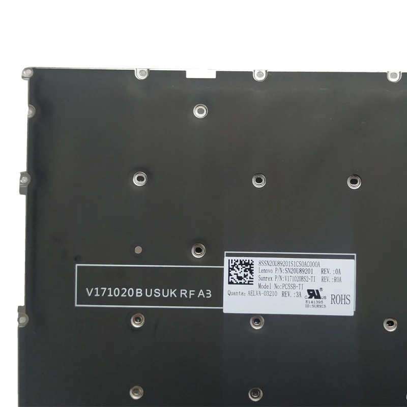 para Lenovo Thinkbook 15-iml 15-iil Russo Eua Reino Unido Teclado Portátil com Luz de Fundo Novo - Imagem 2