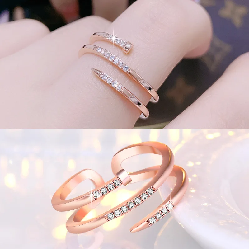 925 Sterling Silver Ring Sparkle AAA Zircon For Women Rings Wedding Fine Jewelry Accessories Party Gift silver ring silver rings