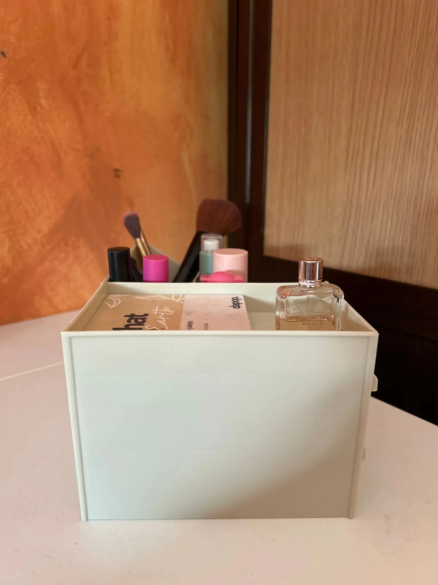 Large Capacity Cosmetic Storage Box Makeup Drawer Organizer Jewelry Nail Polish Makeup Container Desktop Sundries Storage Box 5