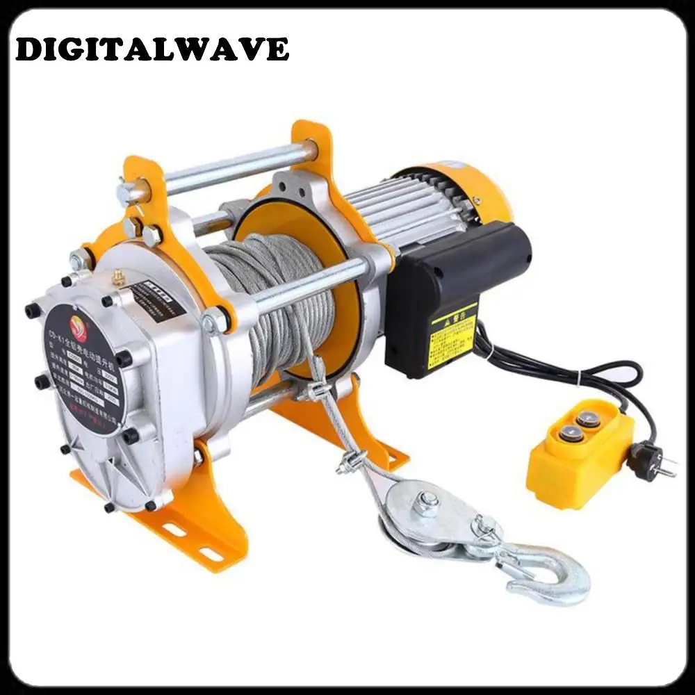 

Aluminum Shell Hoist Tool 380V/220V Multi-function Electric Hoist Machine Household Decoration Small Electric Hoist Machine