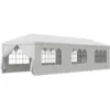 10'x30' Outdoor Party Wedding Tent Canopy Waterproof Camping Gazebo BBQ Shelter Pavilion Heavy Duty,8 Removable Sidewalls(10x30) 1