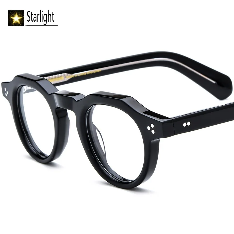 Thick Green Acetate Top Quality Glasses Frame Men Classic Eyeglasses Frames Man Small Face Handmade Reading Myopia Prescription