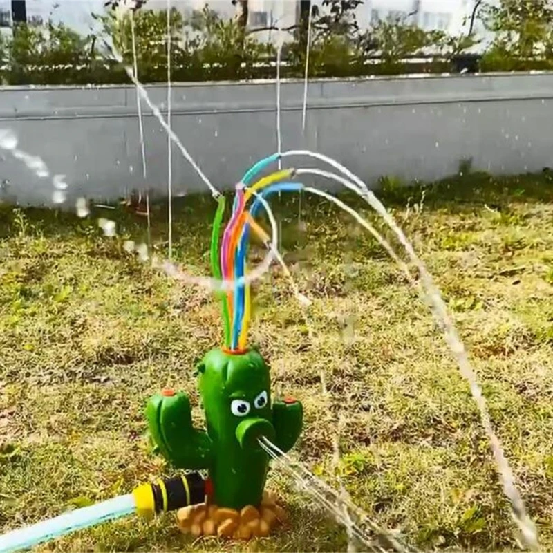 Cactus Sprinkler Waterpark Outdoor for Kid Garden Irrigation Water Toy