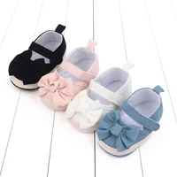 Baby Girl Mary Jane Shoes Spring and Summer Sandal Cute Bowknot Soft Cotton Anti-Slip Sole 3