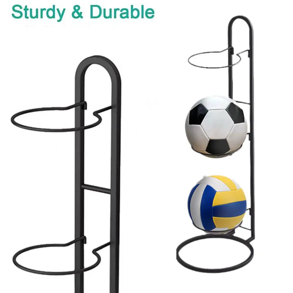 

Home Indoor Children Basketball Storage Rack Holder Display Rack Volleyball Removable Stand Football Basket Storage Ball 3- Q0J7