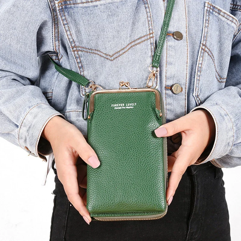 Borsa Cellulare Multi Scomparti Borsa A Tracolla Donna Piccola Con Blocco RFID, In Pelle PU, Per Cellulare E Carte, Tracolla Regolabile Offerte Del Giorno