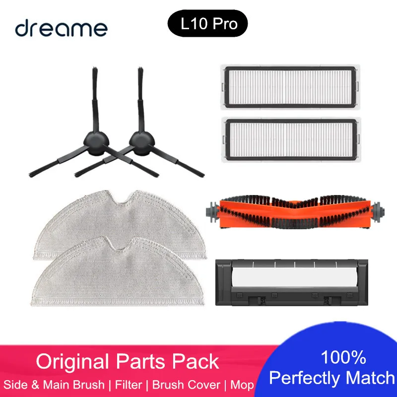 For Dreame L10 Prime Robot Vacuum Cleaner Roller Main Side Brush Filter Mop  Cloths Rag Spare Part Accessories - AliExpress