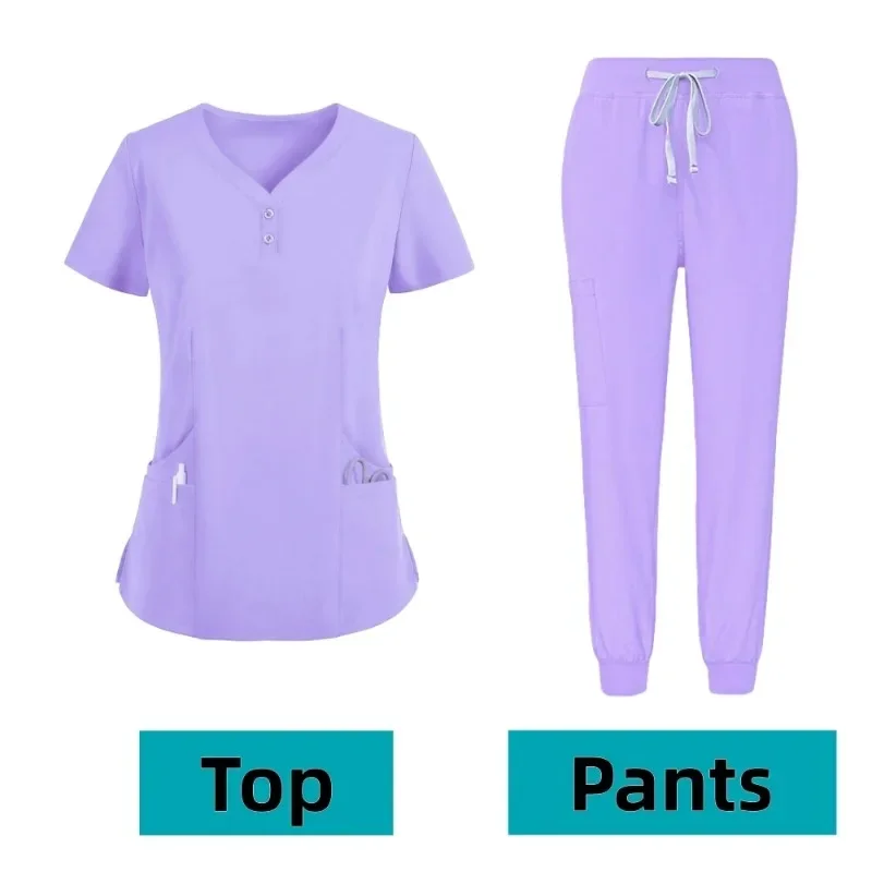 

손세정제 Wear Scrub Set Doctor Workwear Nurse Scrubs Set Wholesale Jogger Suit Doctor Hospital Medical Surgical Uniforms 작업복 도매