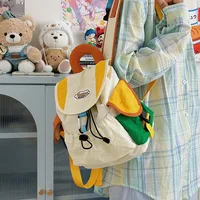 ex Children's School Bag Faionable Color Blo Lightweight Travel Bapa for Kindergarten And Primary School Students