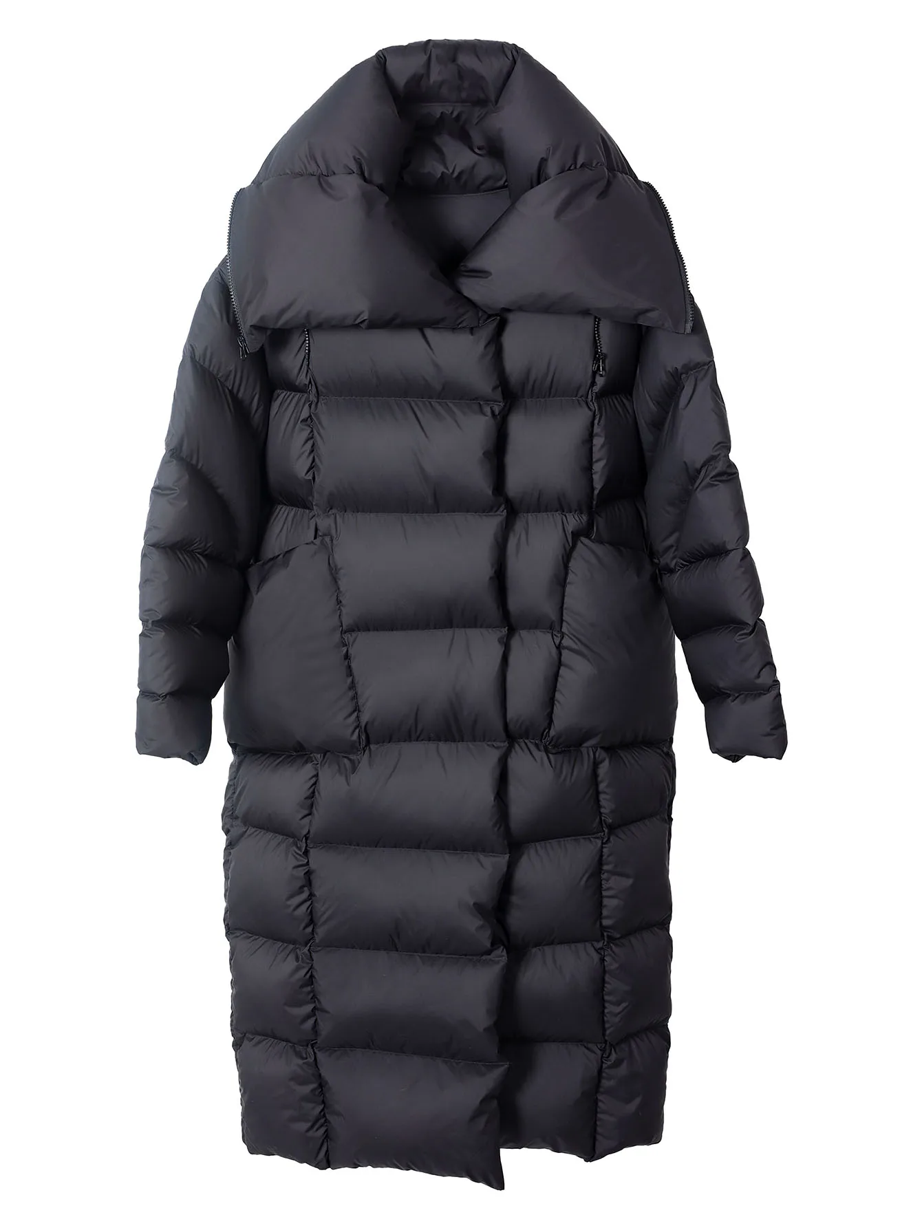 Super thick 400g filling White duck down Bread Coat Female Brand Winter Women's Extended Knee-Length Luxury down Jacket Warm