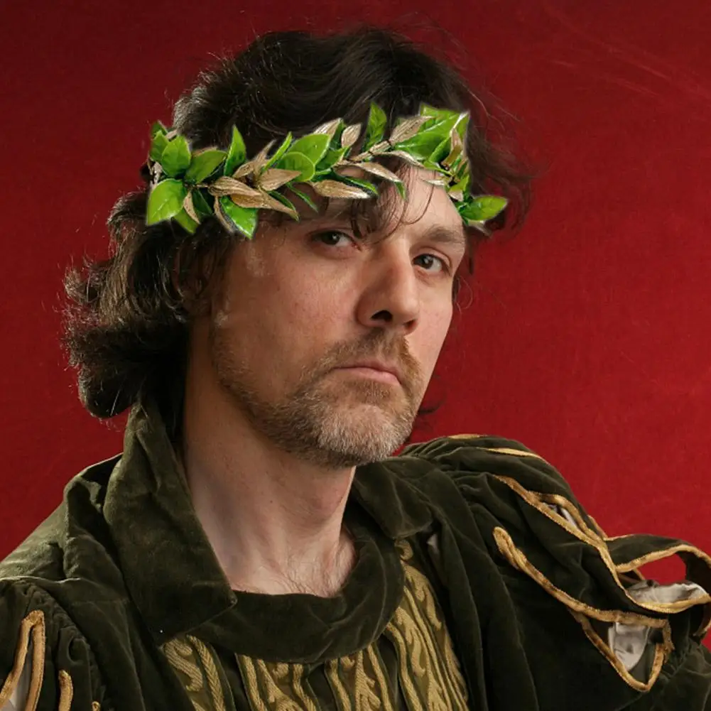 Unisex Cosplay Grünes Lorbeerblatt König Stirnband Krone Feen-Circlet Wald-Elfen-Stirnband Party Cosplay Haaraccessoires – Detail 11
