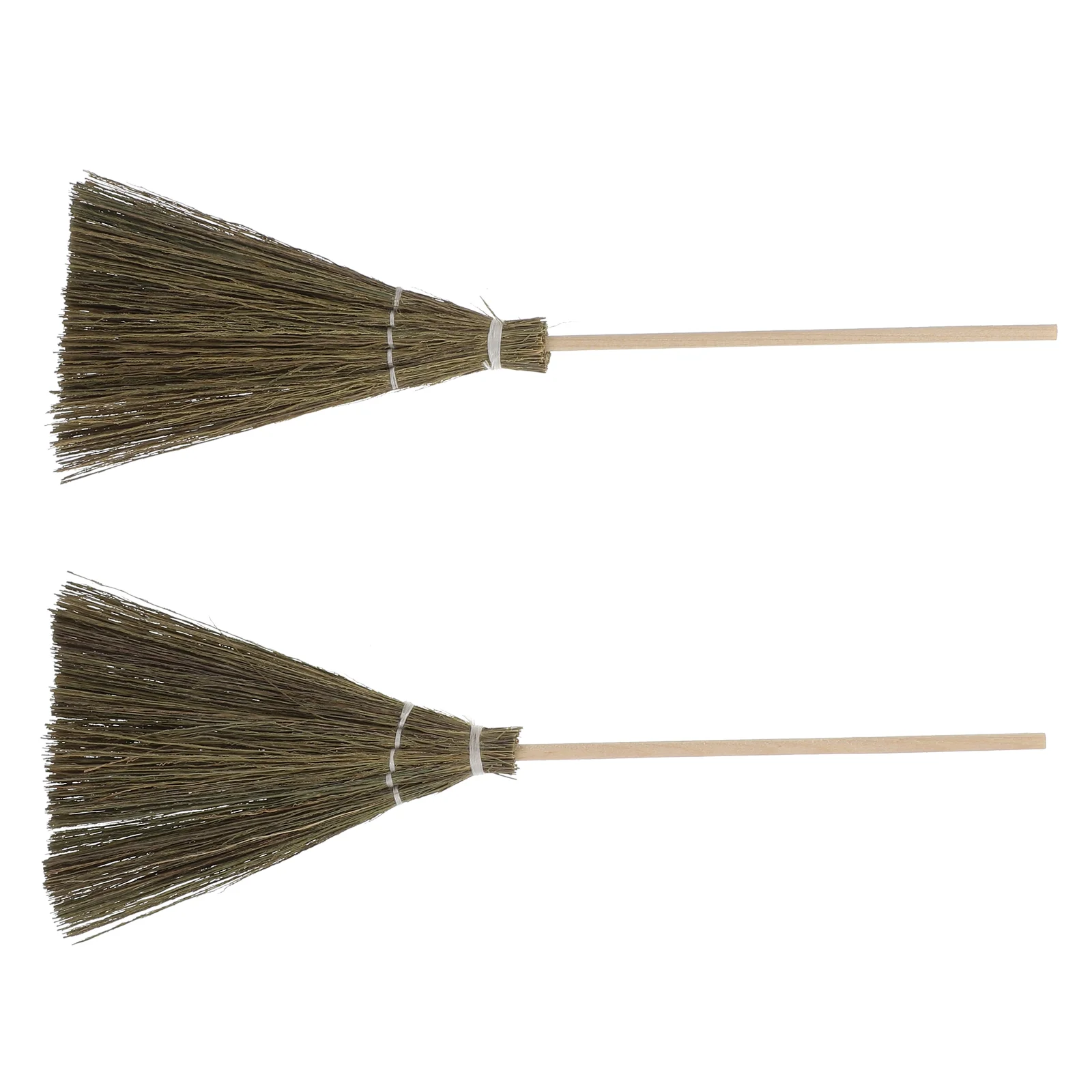 

Dollhouse Miniature Wooden Bamboo Broom Set Mini Household Cleaning Tools Micro Landscape Pretend Play Furniture Toys