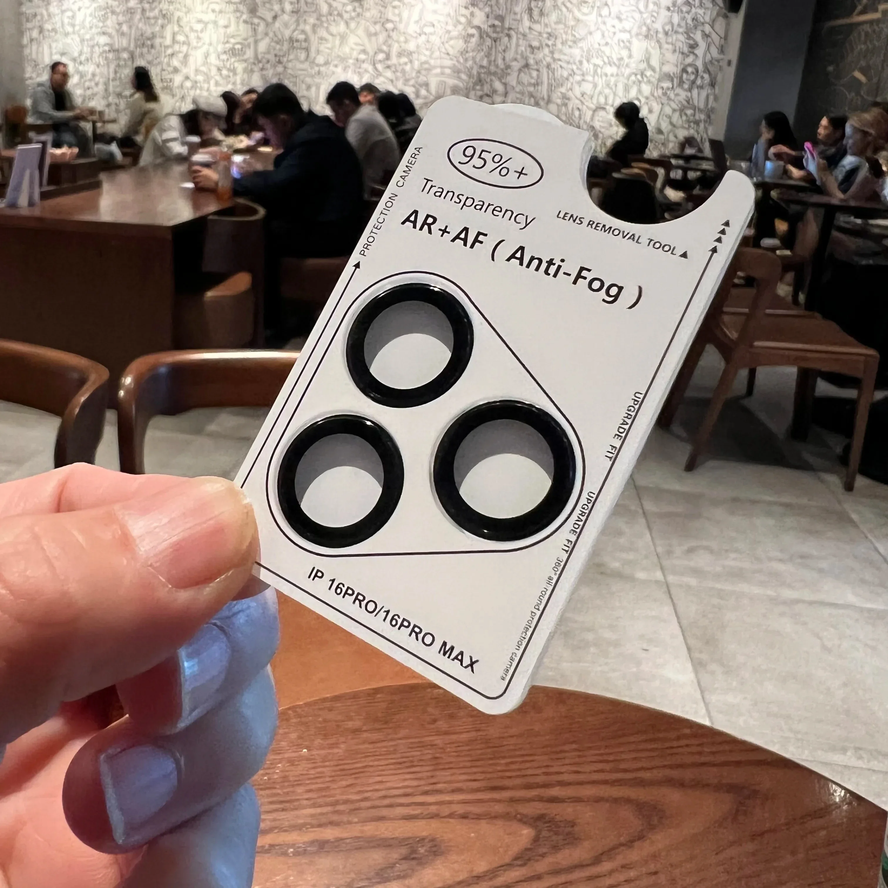 AR HD Tempered Glass Camera Lens Protector with Pry Notch