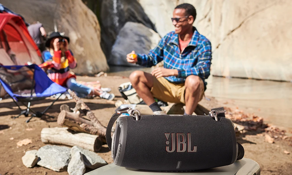 Buy JBL Xtreme 3 Portable Bluetooth Speaker Powerful Sound Deep Bass & Upto 15 Hours of Playtime Price In Pakistan available on techmac.pk we offer fast home delivery all over nationwide.