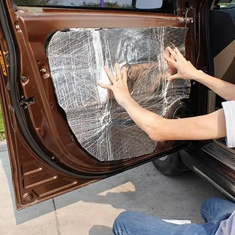 Heat Shield Thermal Sound Insulation Deadener Mat Car Noise Control Acoustic Dampening Moistureproof Waterproof Sound Proof Mat