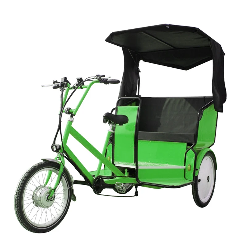ThreeWheelElectricBikeTaxiBicycleRickshawElectricTricycleTaxi