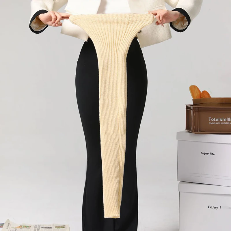 90cm Women Over Knee Yoga Leg Socks Dance Fitness Knitted Socks Ballet Dance Fitness Yoga Socks Leg Warmer Thigh High Stockings