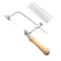 Jewelers Saw Hobby Crafts for Jewelry Making Wood Metal Carving for Jewelry Processing Wooden Handle Bow Saw C Shape Saw Frame 1