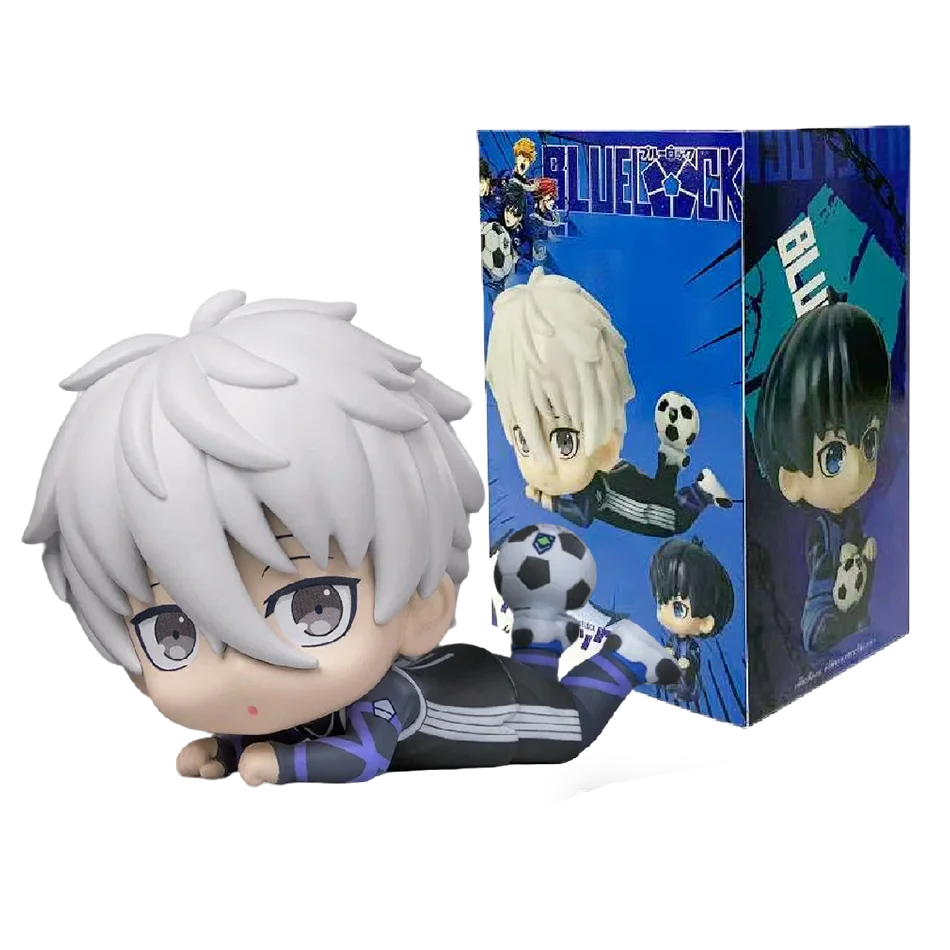Blue Lock Anime Action Figures - Isagi Yoichi & Nagi Seishiro Q Version PVC Collectible Figurines