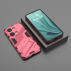Shockproof Armor Silicone Protective Back Cover for OnePlus Nord 2 5G (Pink)