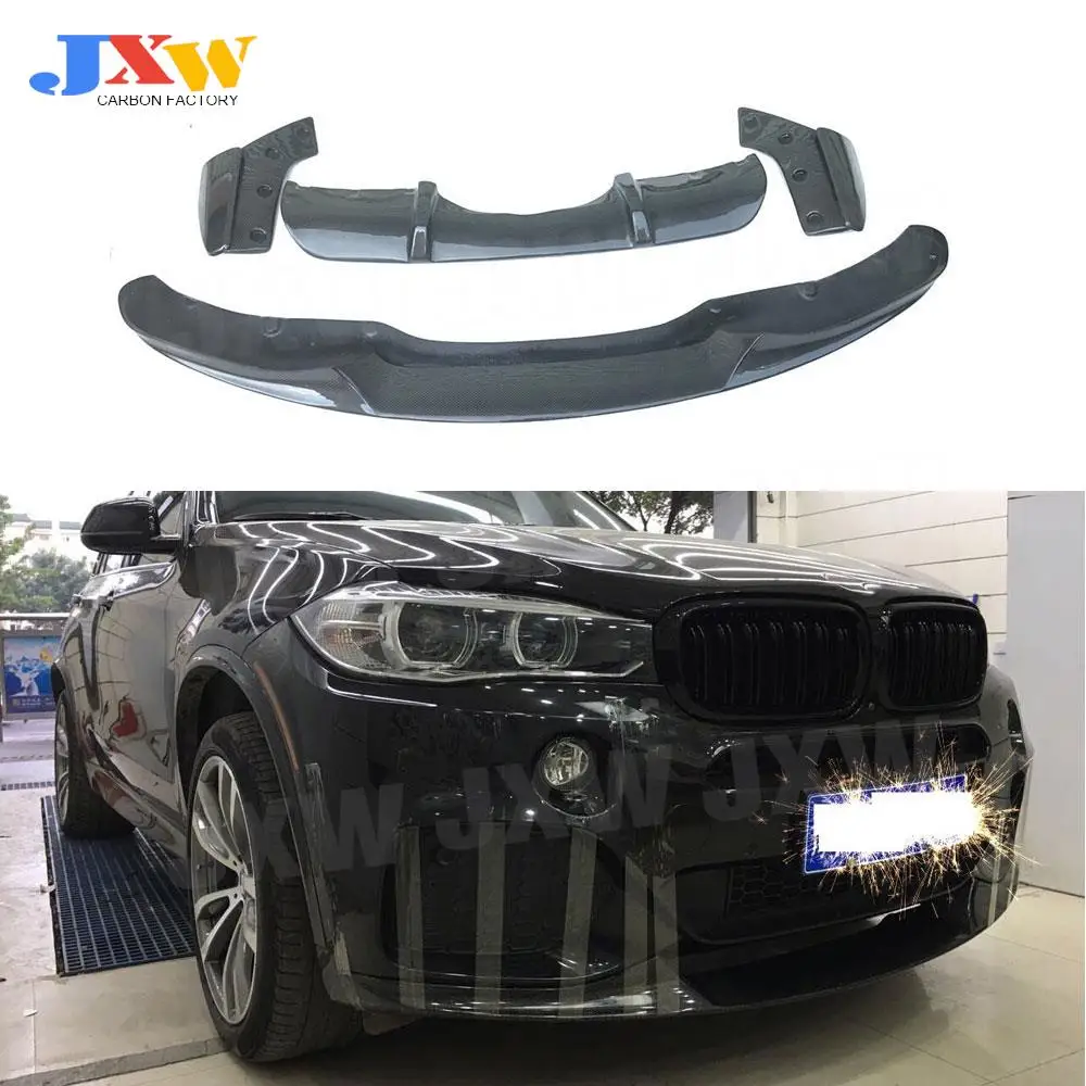 In Fibra Di Carbonio Paraurti Anteriore Spoiler Diffusore Posteriore Splitter Per Bmw X5 F15 M-Tech M Sport 2014-2018 Frp Body Kit