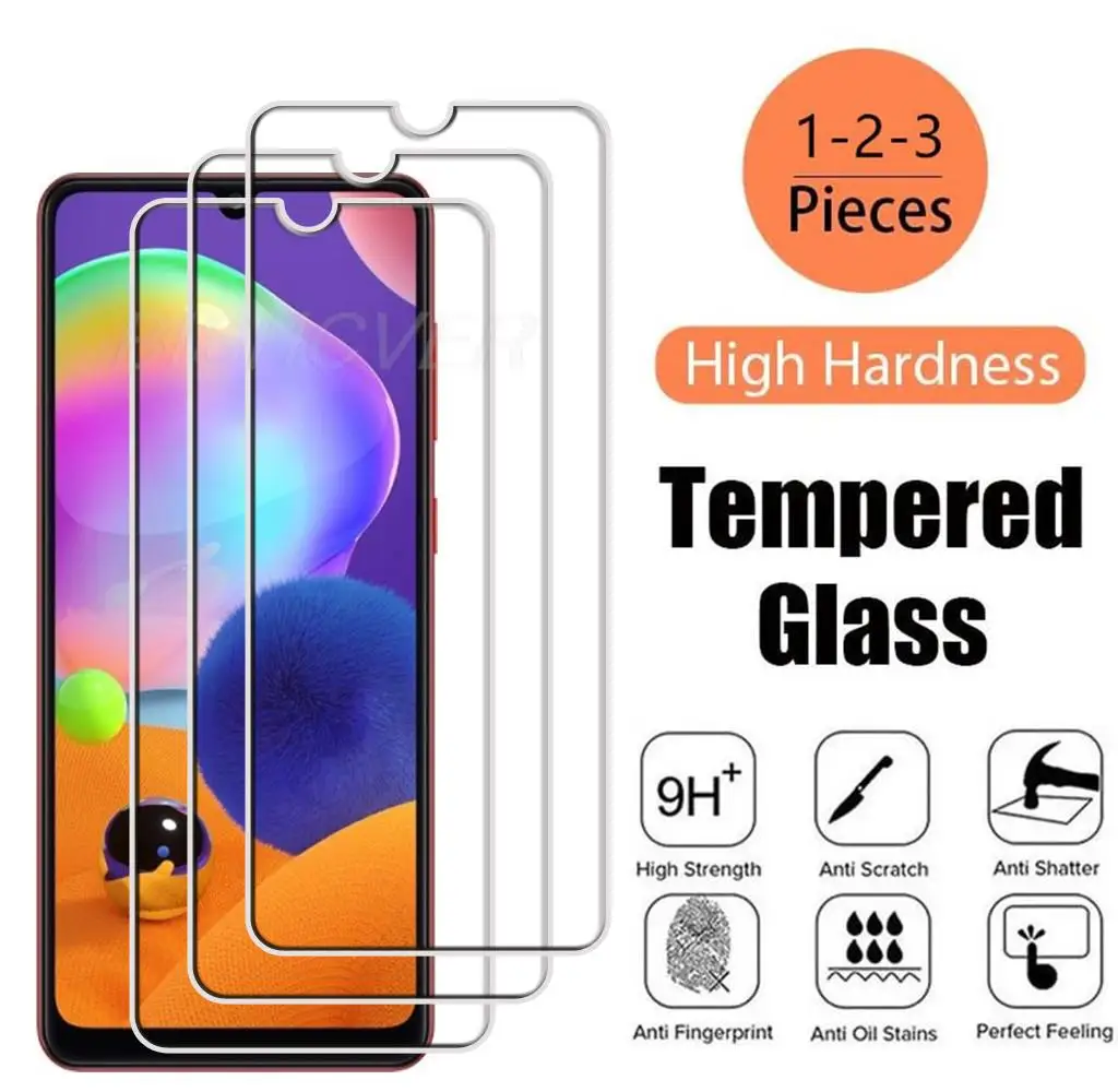 

Закаленное стекло для Samsung Galaxy A41 A51 A71 M32 M42 M52 5G M62 A02s A11 A21 A21s A30 A31 A40, защитная пленка для экрана