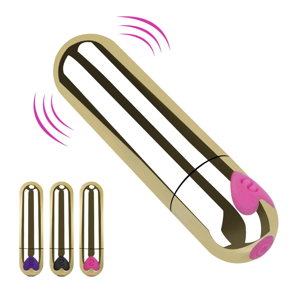 

Female Masturbation 10 Mode Strong Vibration Mini Bullet Vibrator Dildo Sex Toys for Women G-spot Clitoris Stimulator