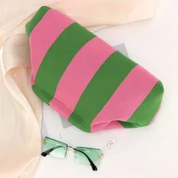 Summer Beach Clutch Bag for Women Woven Crochet Handbags Purses Knitting Dumpling Clutch Ruched Cute Cloud Casual Colorblock Bag - Image 5