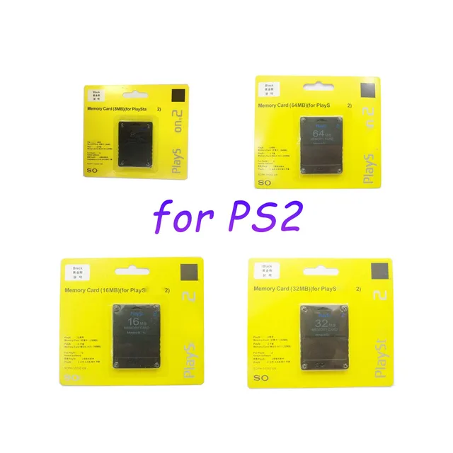 Memory Card For PS2 8M 16MB 32MB 64MB Expansion Cards Megabyte Memory Card For PS2 Game Data Console